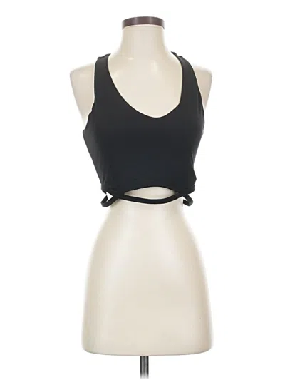 Pre-owned Fabletics Tank Top Black Halter Neckline Tops