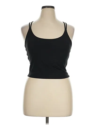 Pre-owned Fabletics Tank Top Black Halter Neckline Tops