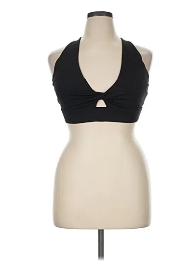 Pre-owned Fabletics Tank Top Black Halter Neckline Tops