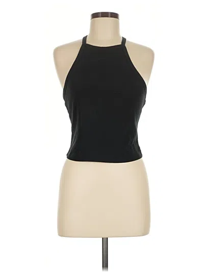 Pre-owned Fabletics Tank Top Black Halter Neckline Tops