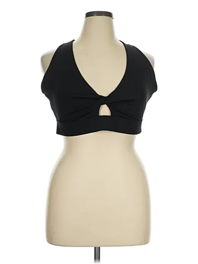 Pre-owned Fabletics Tank Top Black Halter Neckline Tops
