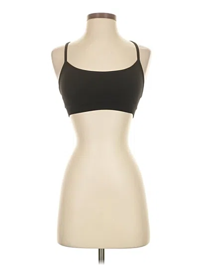 Pre-owned Fabletics Tank Top Black Solid Pattern Scoop Neck Tops