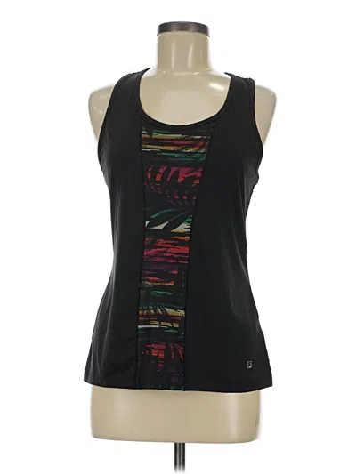 Pre-owned Fabletics Tank Top Black Square Neckline Tops