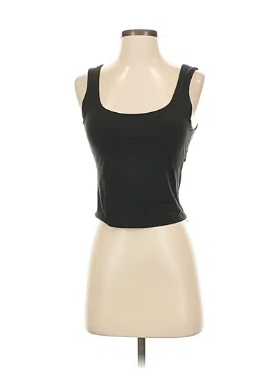 Pre-owned Fabletics Tank Top Black Strapless Neckline Tops