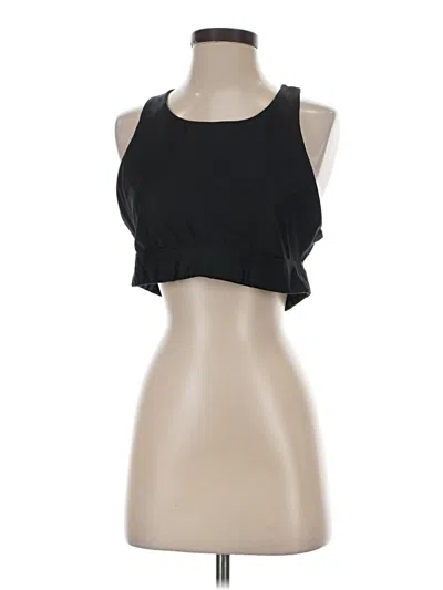 Pre-owned Fabletics Tank Top Black Strapless Neckline Tops