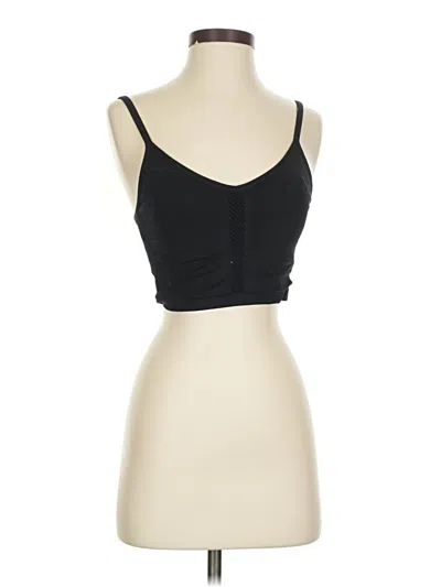 Pre-owned Fabletics Tank Top Black Strapless Neckline Tops
