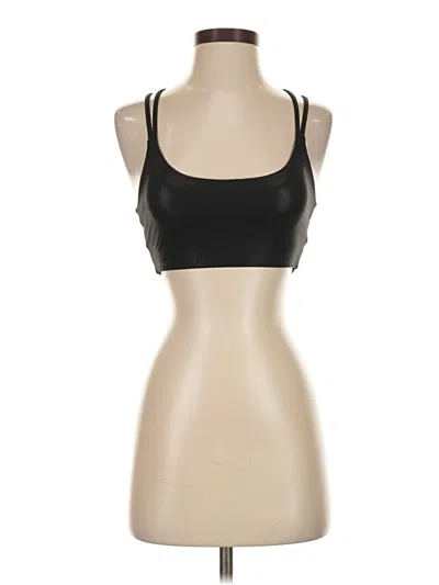Pre-owned Fabletics Tank Top Black Strapless Neckline Tops