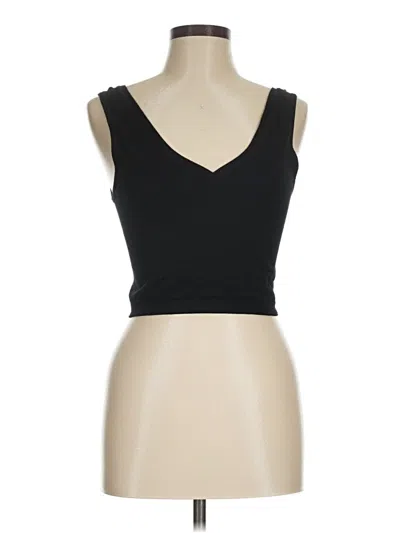 Pre-owned Fabletics Tank Top Black Strapless Neckline Tops
