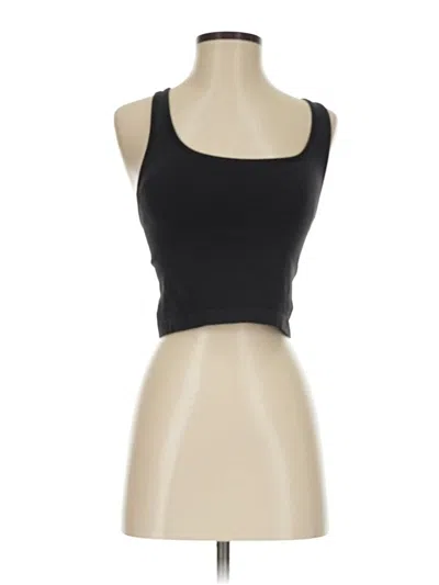 Pre-owned Fabletics Tank Top Black Strapless Neckline Tops