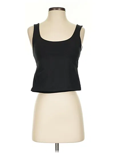 Pre-owned Fabletics Tank Top Black Strapless Neckline Tops