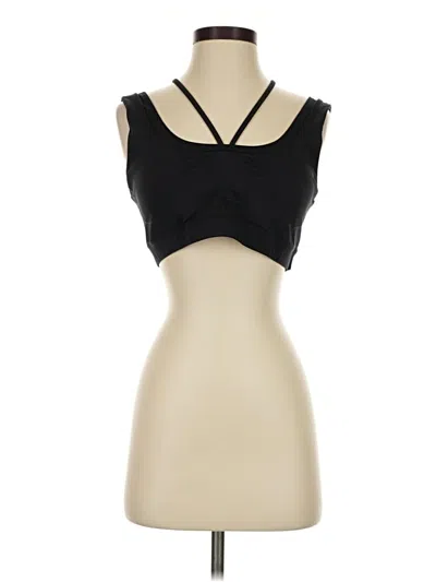 Pre-owned Fabletics Tank Top Black Strapless Neckline Tops