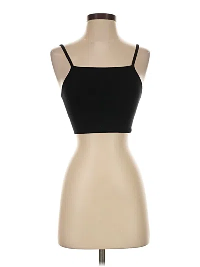 Pre-owned Fabletics Tank Top Black Strapless Neckline Tops