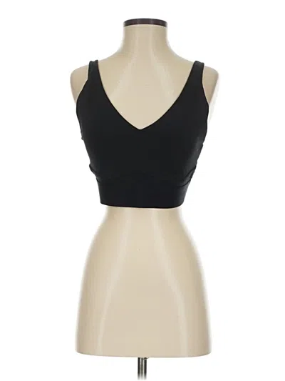 Pre-owned Fabletics Tank Top Black Strapless Neckline Tops