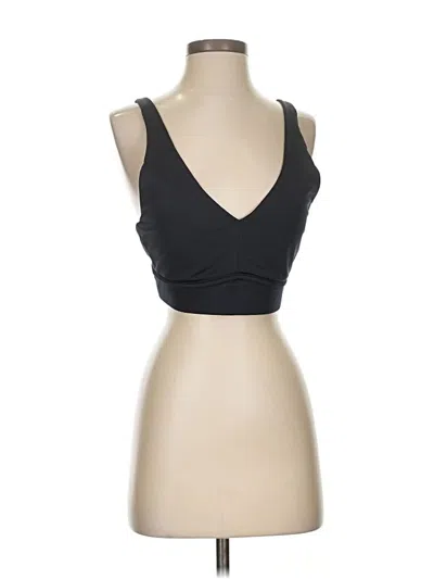 Pre-owned Fabletics Tank Top Black Strapless Neckline Tops