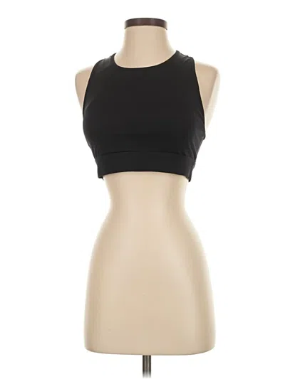 Pre-owned Fabletics Tank Top Black Strapless Neckline Tops