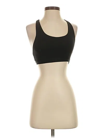Pre-owned Fabletics Tank Top Black Strapless Neckline Tops