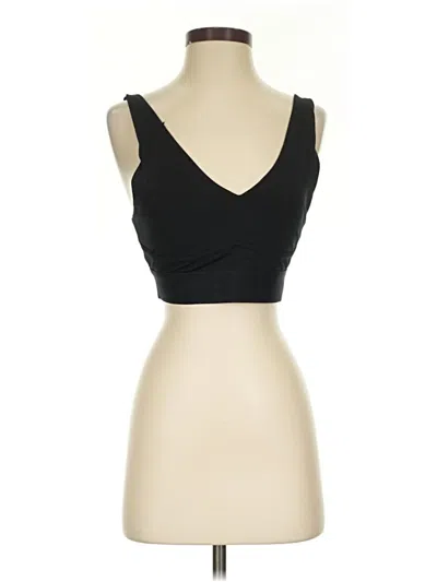 Pre-owned Fabletics Tank Top Black Strapless Neckline Tops