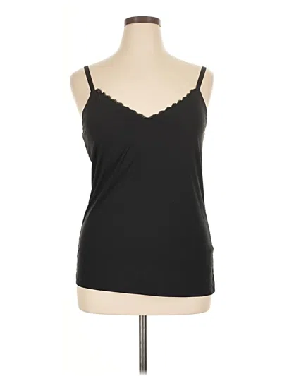 Pre-owned Fabletics Tank Top Black Sweetheart Neckline Tops