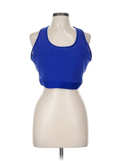 Pre-owned Fabletics Tank Top Blue Halter Neckline Tops