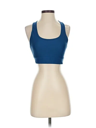 Pre-owned Fabletics Tank Top Blue Halter Neckline Tops