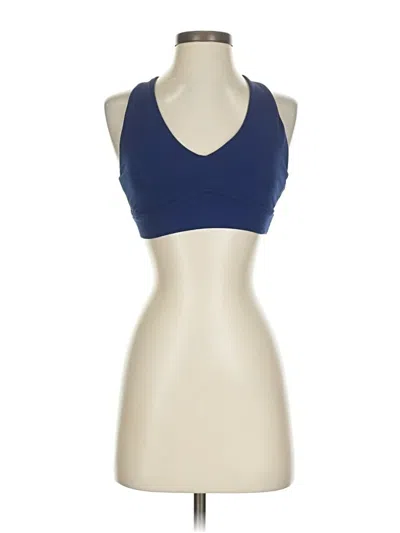 Pre-owned Fabletics Tank Top Blue Halter Neckline Tops