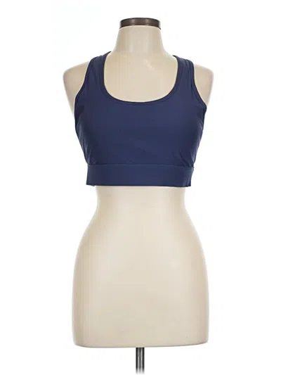 Pre-owned Fabletics Tank Top Blue Halter Neckline Tops
