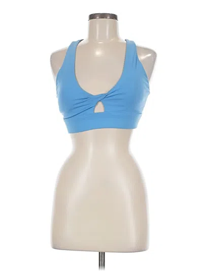 Pre-owned Fabletics Tank Top Blue Halter Neckline Tops