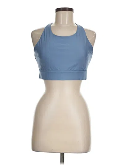 Pre-owned Fabletics Tank Top Blue Halter Neckline Tops