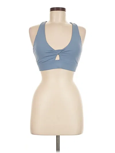 Pre-owned Fabletics Tank Top Blue Halter Neckline Tops