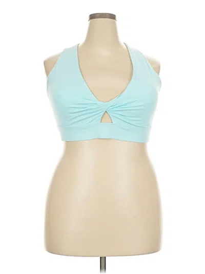 Pre-owned Fabletics Tank Top Blue Halter Neckline Tops