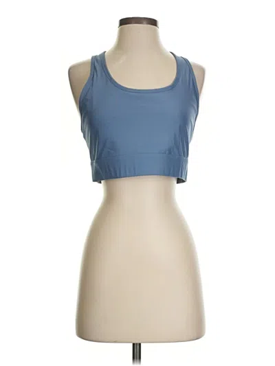 Pre-owned Fabletics Tank Top Blue Halter Neckline Tops