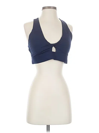 Pre-owned Fabletics Tank Top Blue Halter Neckline Tops