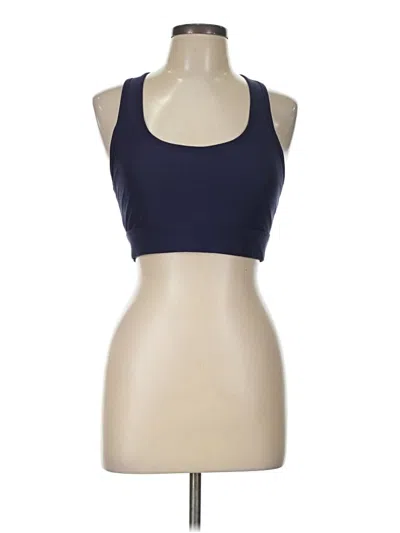 Pre-owned Fabletics Tank Top Blue Halter Neckline Tops