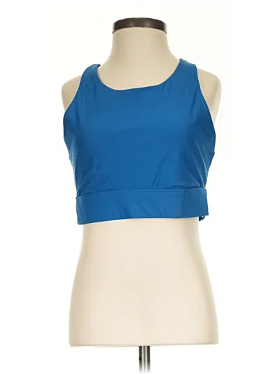 Pre-owned Fabletics Tank Top Blue Halter Neckline Tops