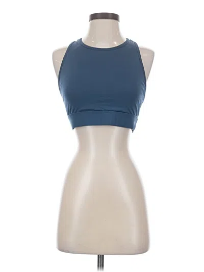 Pre-owned Fabletics Tank Top Blue Halter Neckline Tops