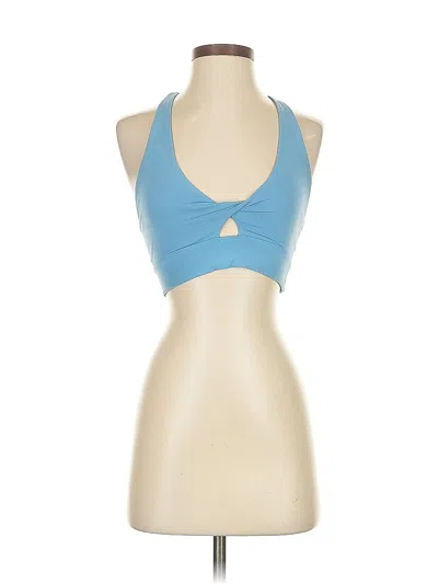 Pre-owned Fabletics Tank Top Blue Halter Neckline Tops