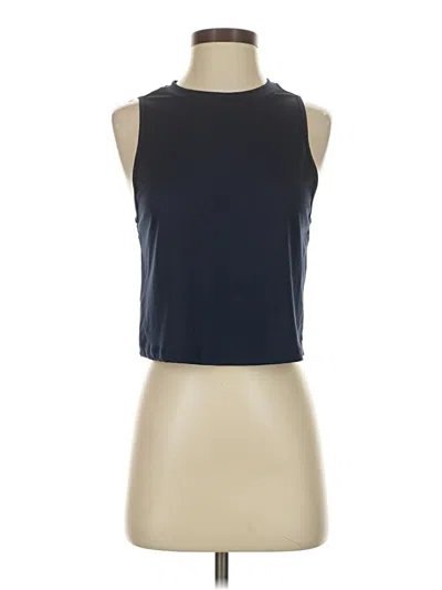 Pre-owned Fabletics Tank Top Blue Halter Neckline Tops