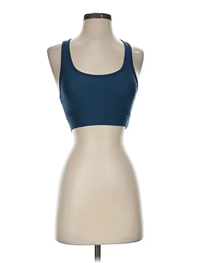 Pre-owned Fabletics Tank Top Blue Halter Neckline Tops