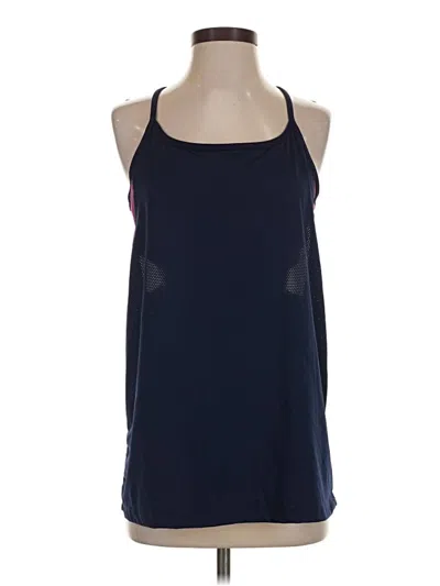 Pre-owned Fabletics Tank Top Blue Halter Neckline Tops