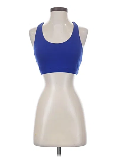 Pre-owned Fabletics Tank Top Blue Halter Neckline Tops