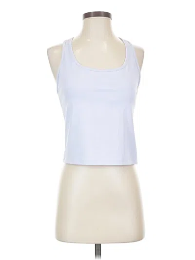 Pre-owned Fabletics Tank Top Blue Halter Neckline Tops