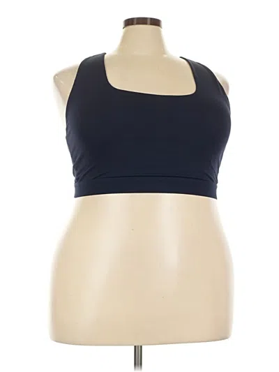 Pre-owned Fabletics Tank Top Blue Halter Neckline Tops