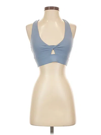 Pre-owned Fabletics Tank Top Blue Halter Neckline Tops
