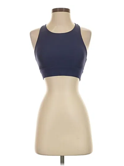 Pre-owned Fabletics Tank Top Blue Halter Neckline Tops