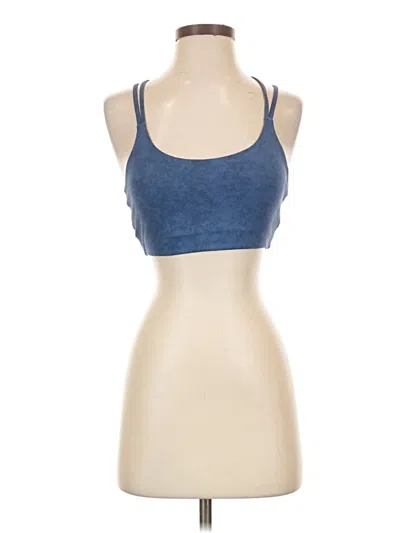 Pre-owned Fabletics Tank Top Blue Halter Neckline Tops