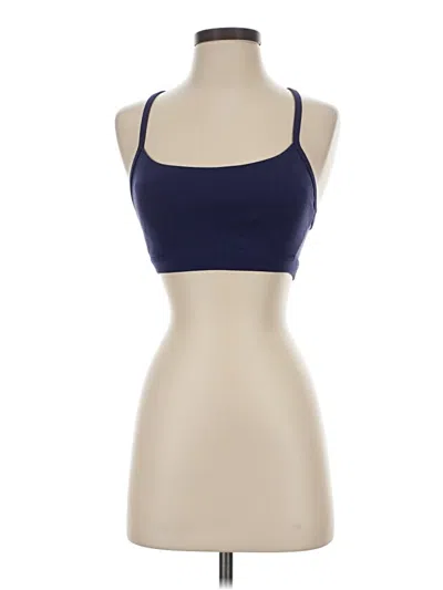 Pre-owned Fabletics Tank Top Blue Strapless Neckline Tops