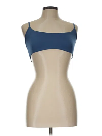 Pre-owned Fabletics Tank Top Blue Strapless Neckline Tops