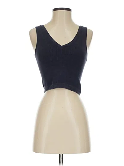 Pre-owned Fabletics Tank Top Blue Strapless Neckline Tops