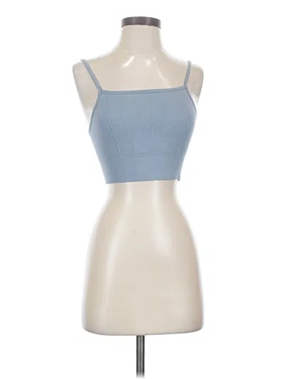 Pre-owned Fabletics Tank Top Blue Strapless Neckline Tops