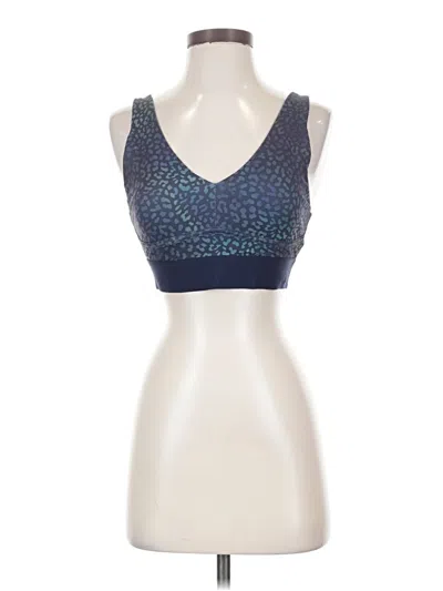 Pre-owned Fabletics Tank Top Blue Strapless Neckline Tops